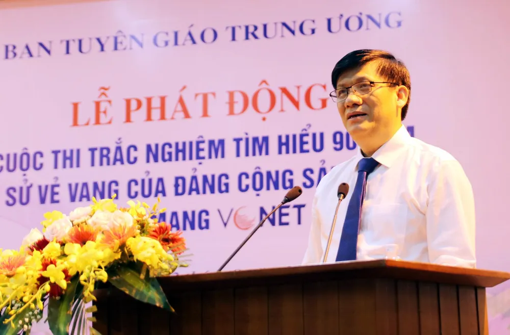 Phát động cuộc thi trắc nghiệm Tìm hiểu 90 năm lịch sử vẻ vang của Đảng Cộng sản Việt Nam ảnh 2
