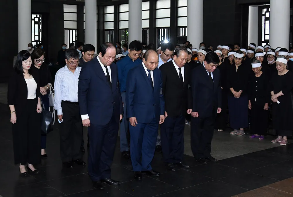 Cử hành trọng thể lễ tang nguyên Phó trưởng Ban Tổ chức Trung ương Nguyễn Đình Hương ảnh 2