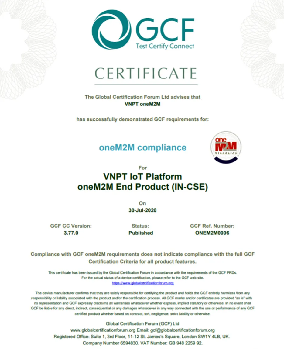 Nền tảng VNPT IoT Platform được công nhận toàn cầu ảnh 1