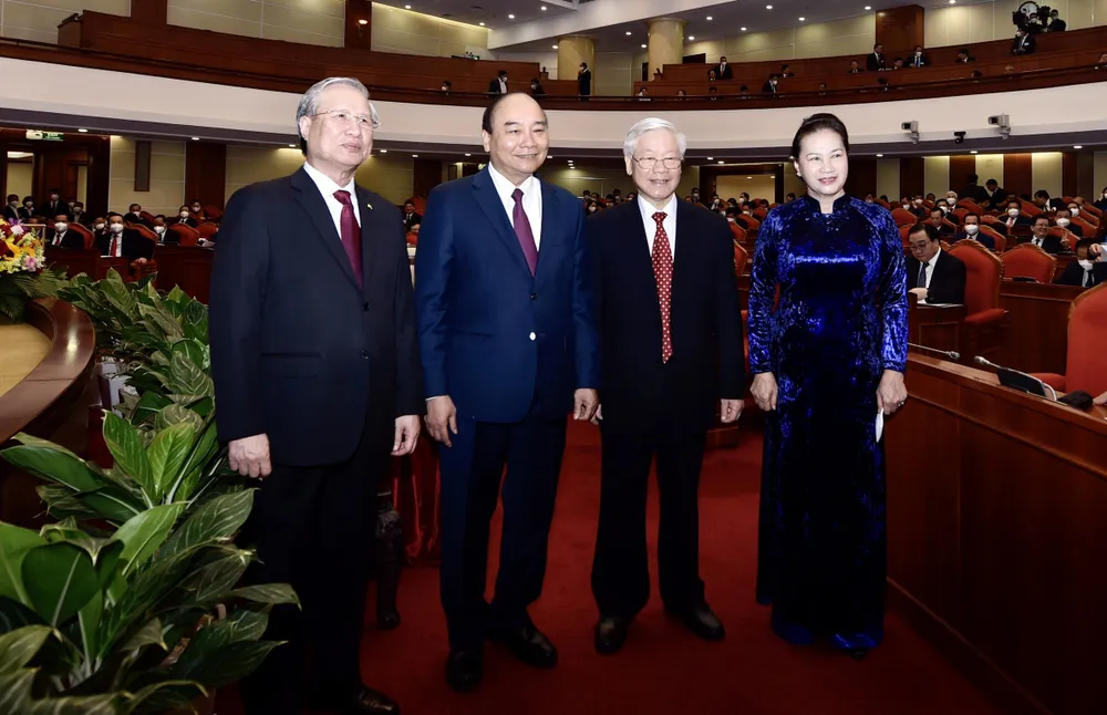 Hội nghị Trung ương 14 tiến hành giới thiệu nhân sự tham gia Bộ Chính trị, Ban Bí thư khóa mới ảnh 3