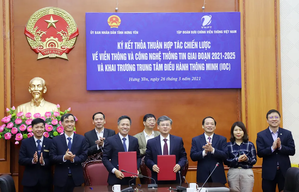 Hưng Yên hợp tác với VNPT để phát triển toàn diện hệ sinh thái điện tử ảnh 1