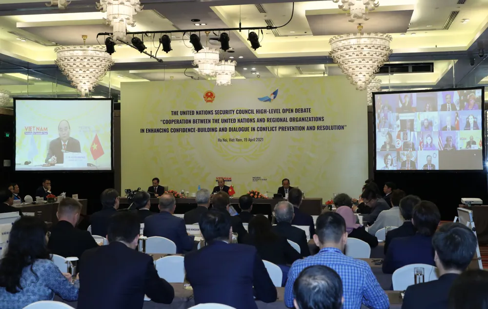 Chủ tịch nước Nguyễn Xuân Phúc chủ trì phiên thảo luận Hội đồng Bảo an Liên hiệp quốc ảnh 4