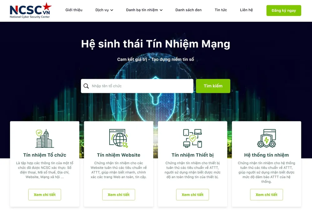Ra mắt hệ sinh thái xác thực độ an toàn, uy tín trên không gian mạng ảnh 1