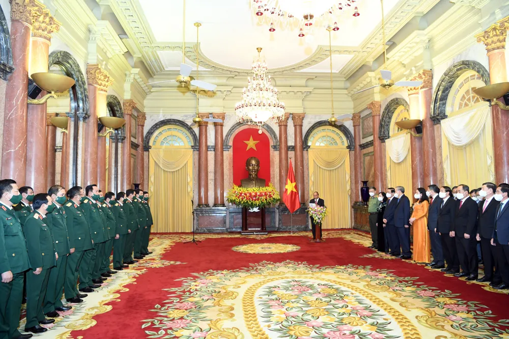 Bộ trưởng Bộ Quốc phòng Phan Văn Giang được thăng quân hàm Đại tướng ảnh 1