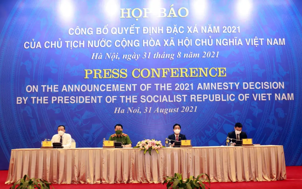 Công bố Quyết định đặc xá năm 2021 của Chủ tịch nước ảnh 1