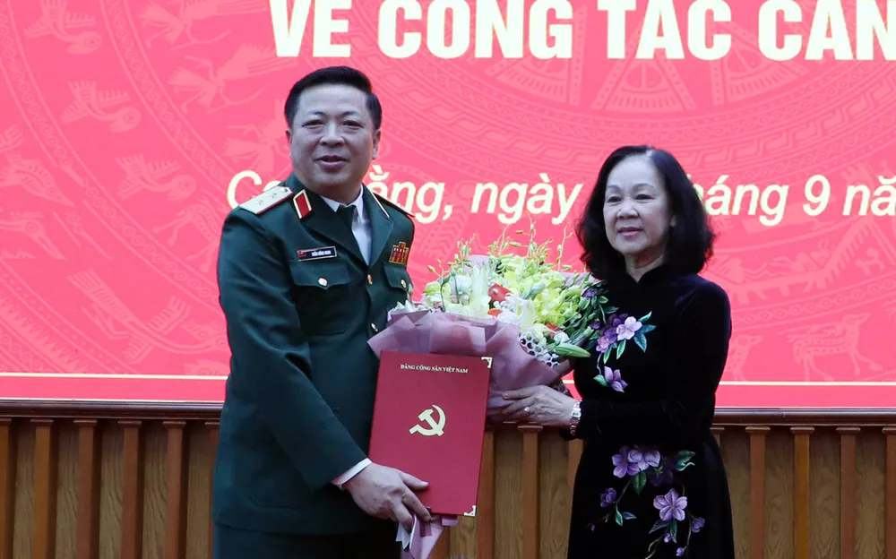 Bộ Chính trị chỉ định Trung tướng Trần Hồng Minh giữ chức Bí thư Tỉnh ủy Cao Bằng ảnh 1