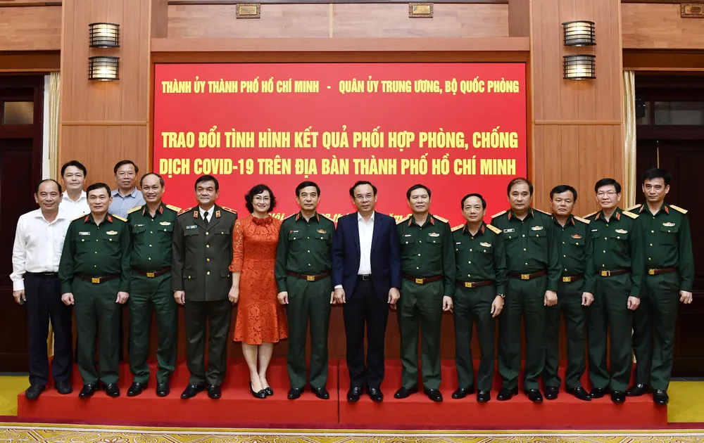 TPHCM tri ân lực lượng quân đội hỗ trợ, chi viện phòng chống dịch Covid-19 ảnh 1