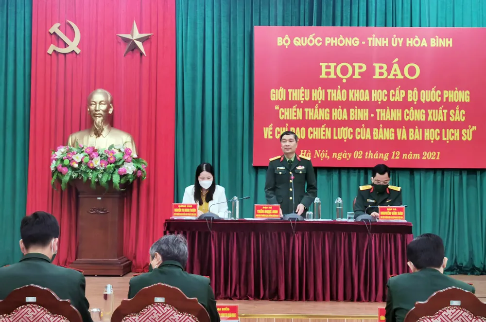 Bộ Quốc phòng tổ chức hội thảo khoa học 70 năm Chiến thắng Hòa Bình ảnh 3