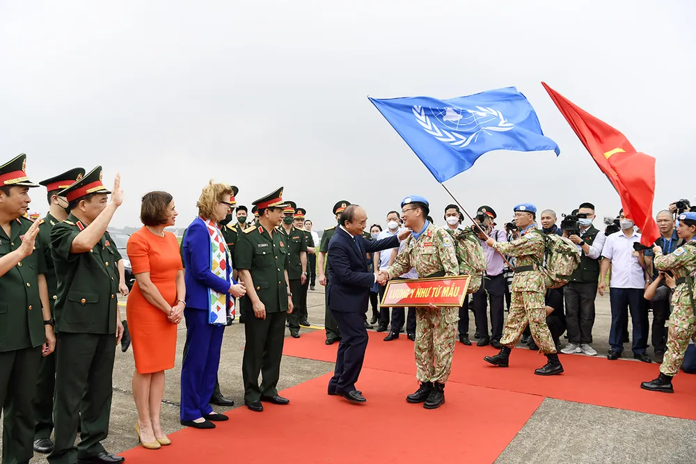 Chủ tịch nước dự Lễ xuất quân gìn giữ hòa bình Liên hiệp quốc tại Abyei và Nam Sundan ảnh 5