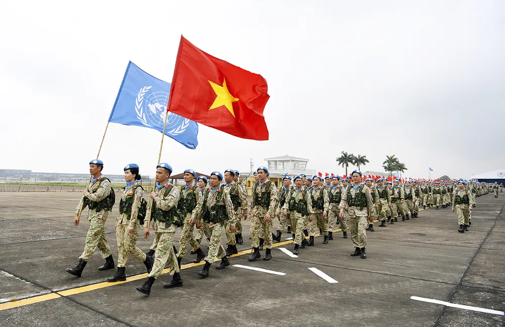 Chủ tịch nước dự Lễ xuất quân gìn giữ hòa bình Liên hiệp quốc tại Abyei và Nam Sundan ảnh 2