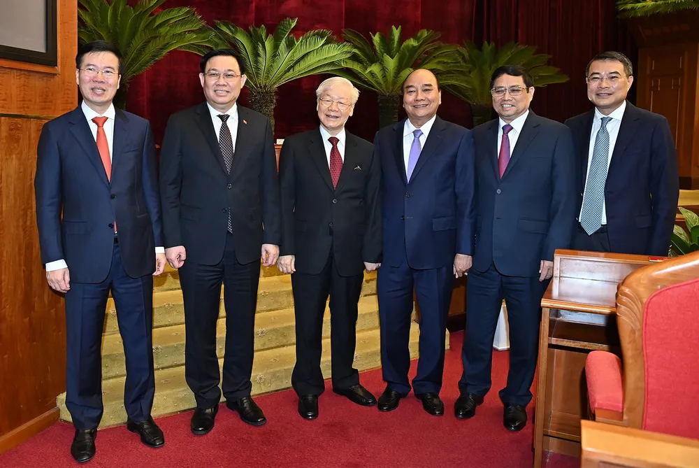 Bế mạc Hội nghị Trung ương 5, khóa XIII: Thống nhất nhiều chủ trương, định hướng cơ bản, quan trọng trên các lĩnh vực ảnh 6