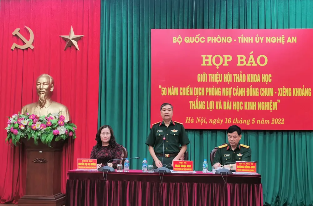 Tổ chức hội thảo khoa học 50 năm Chiến dịch phòng ngự Cánh Đồng Chum ảnh 2