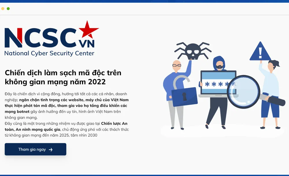 Phát động chiến dịch làm sạch mã độc trên không gian mạng năm 2022 ảnh 1