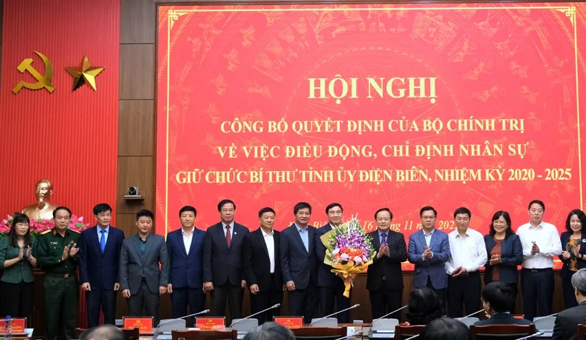 Phó Ban Nội chính Trung ương Trần Quốc Cường được điều động giữ chức Bí thư Tỉnh ủy Điện Biên ảnh 2