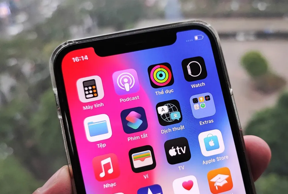 Cột sóng VinaPhone trên điện thoại di động bị mất hoàn toàn, do sự cố mạng cục bộ ở Hà Nội trong chiều 3-2