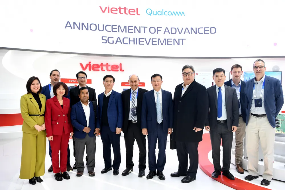 Lãnh đạo Viettel và Qualcomm tại sự kiện