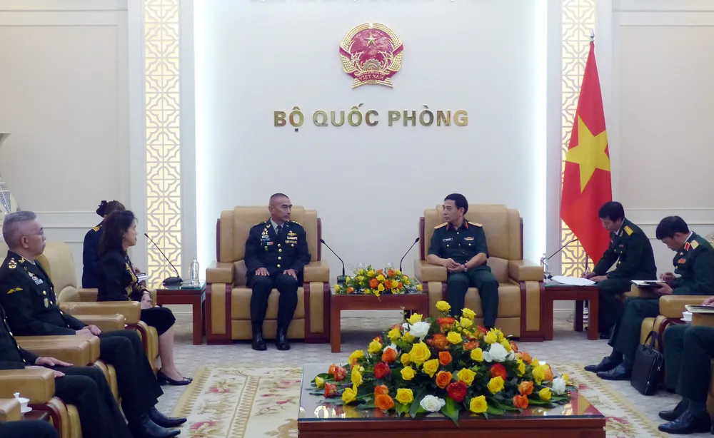 Quang cảnh buổi tiếp. Ảnh: TRẦN BÌNH Quang cảnh buổi tiếp. Ảnh: TRẦN BÌNH