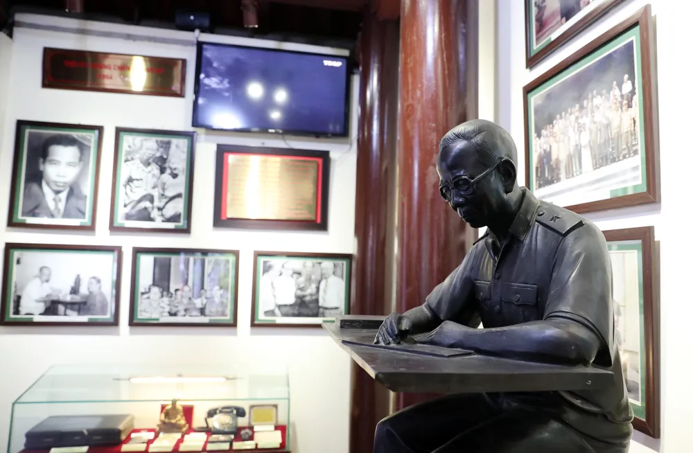 Một góc nhà lưu niệm Thiếu tướng, Anh hùng lực lượng vũ trang nhân dân Đặng Trần Đức gần sát con phố mang tên ông. Ảnh T.B