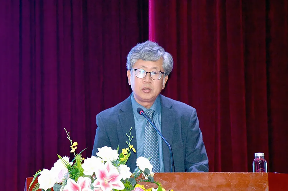 Giám đốc quốc gia KOICA Việt Nam Lee Byung Hwa phát biểu tại hội thảo