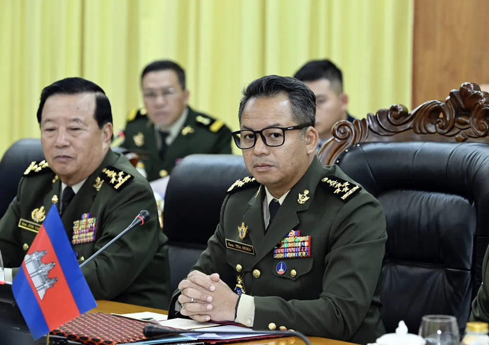 Đại tướng Tea Seiha phát biểu tại hội đàm Đại tướng Tea Seiha phát biểu tại hội đàm