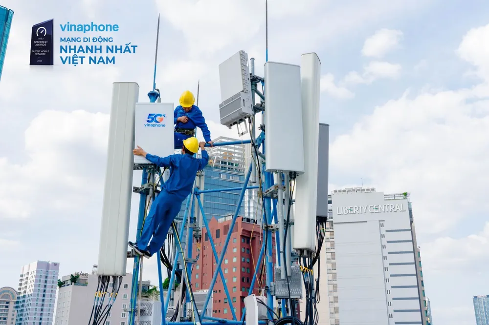 Với hạ tầng sóng 4G và 5G không ngừng được mở rộng, VinaPhone đã trở thành mạng di động nhanh nhất Việt Nam năm 2023
