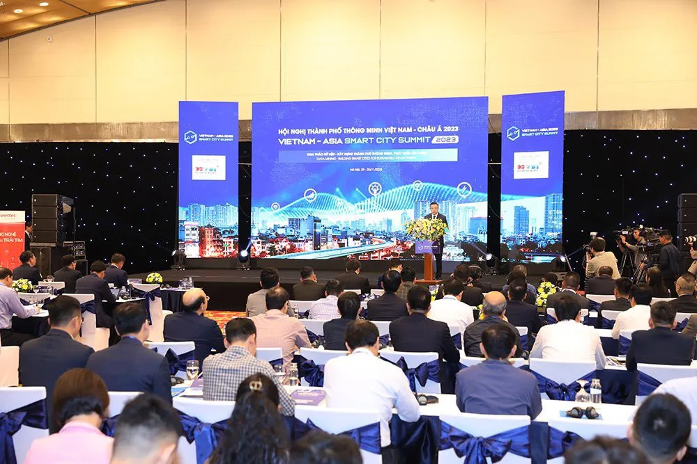 Quang cảnh phiên khai mạc Vietnam - Asia Smart City Summit 2023 Quang cảnh phiên khai mạc Vietnam - Asia Smart City Summit 2023