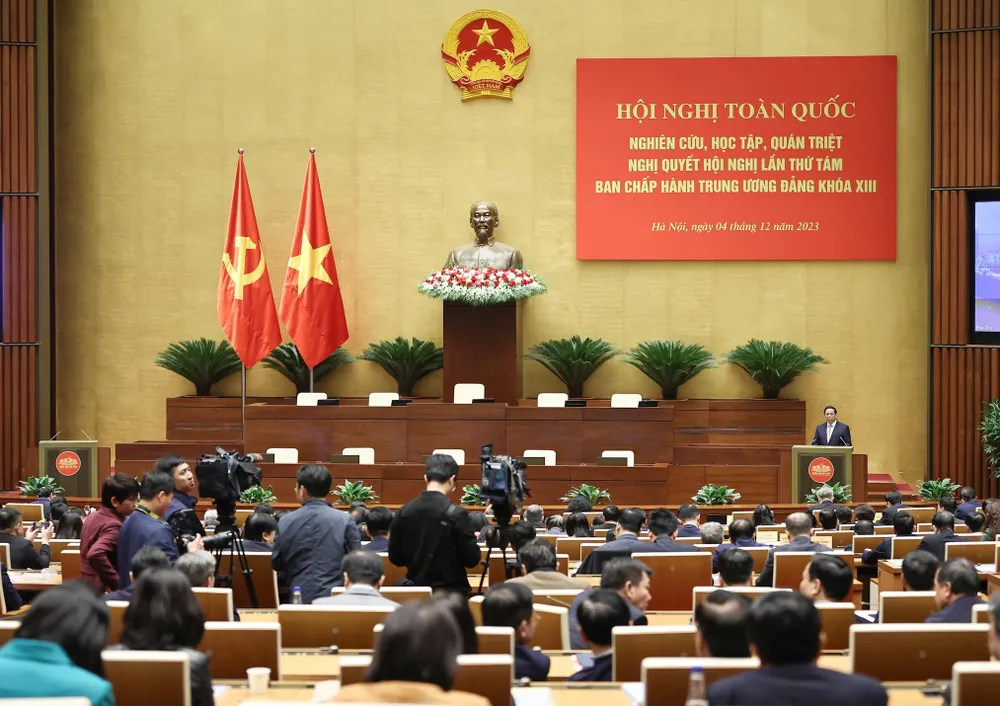 Quang cảnh hội nghị. Ảnh: VIẾT CHUNG