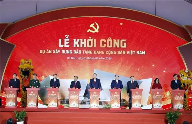 Anh khoi cong Bao tang Dang Cong san Viet Nam - TTXVN.jpg