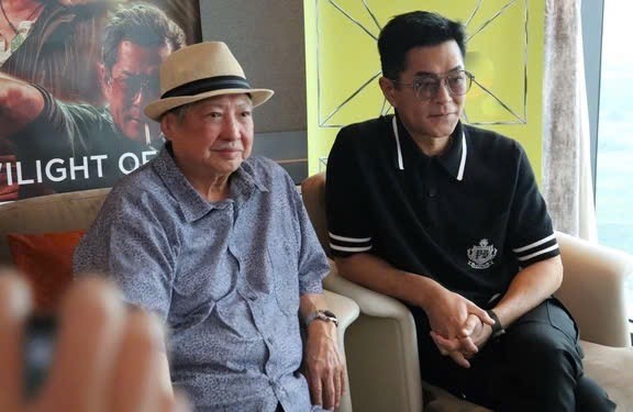 古天乐与洪金宝于11月6日下午与媒体见面。