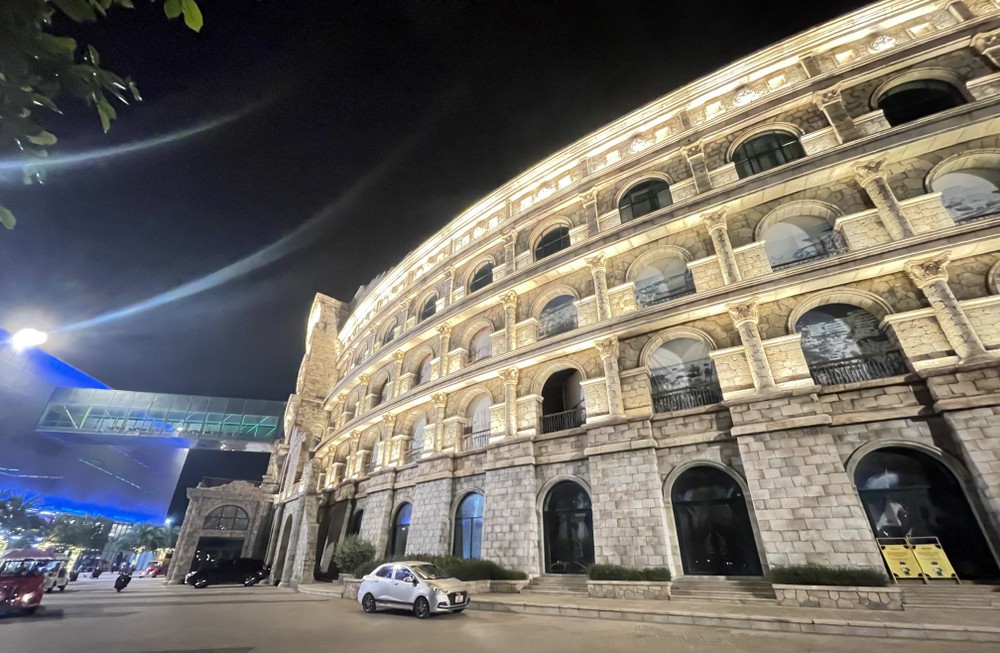 富国日落小镇的一角。