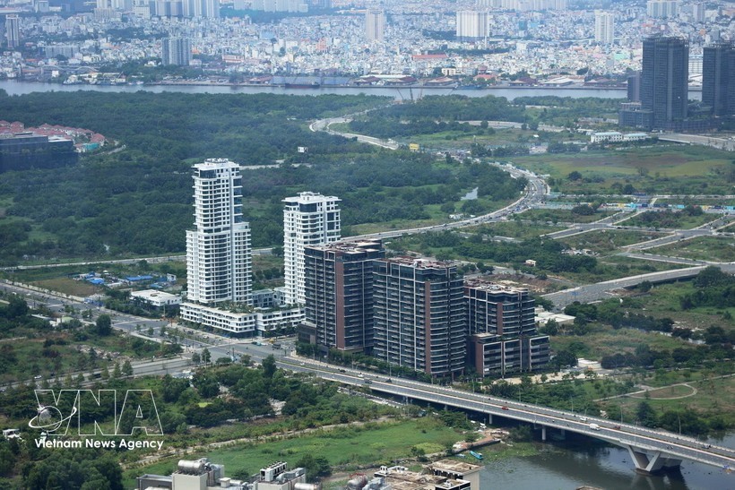 胡志明市一角。