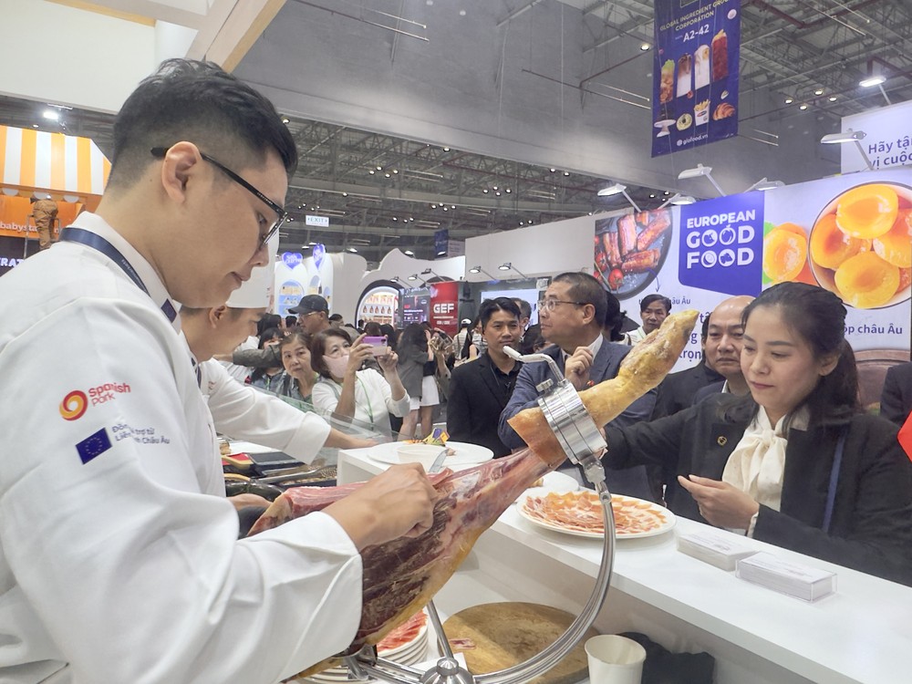 越南食品与酒店展展览现场。