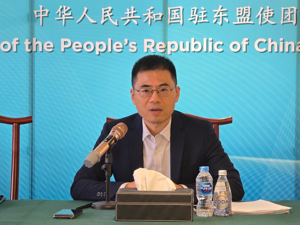 中国驻东盟使团团长王擎。