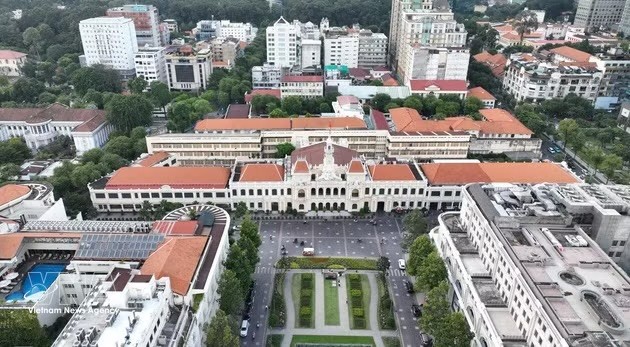 胡志明市的一角。