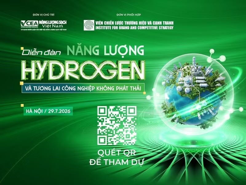 “氢能与零排放工业未来”论坛的海报。图自越通社