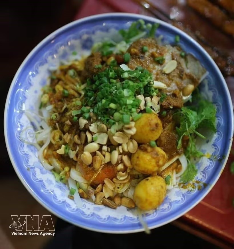 广南面已成为越南饮食文化的代表性美食之一。图自越通社