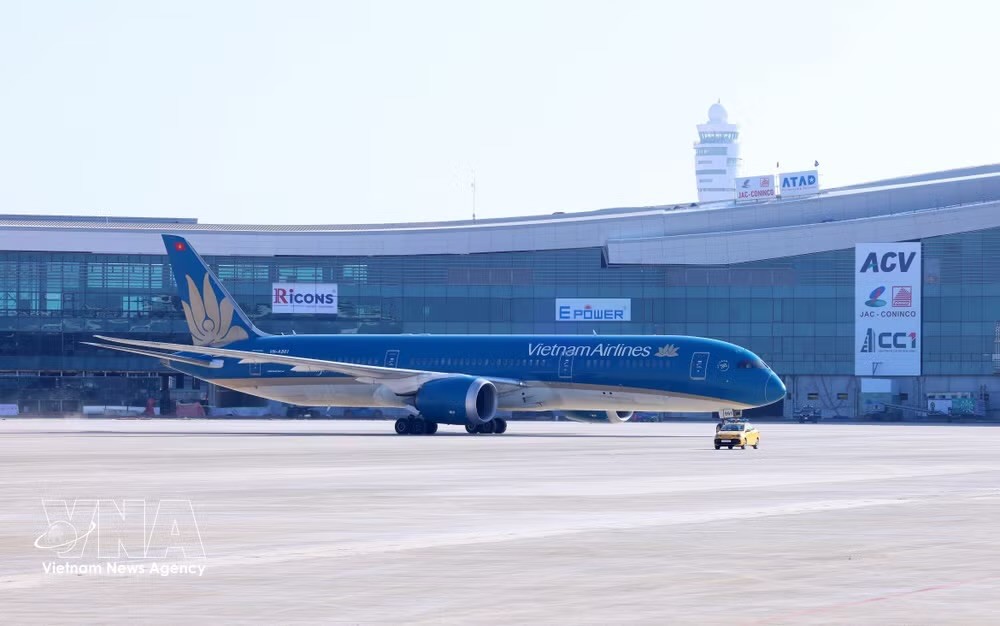 越南航空公司继续扩大机队和航线网络。图自越通社