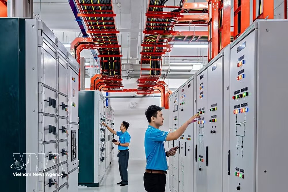 越南邮政通信集团（VNPT）位于和乐高科技园区的数据中心是越南规模最大的数据中心，采用最现代技术投资建设，充分满足国际技术标准。图自越通社