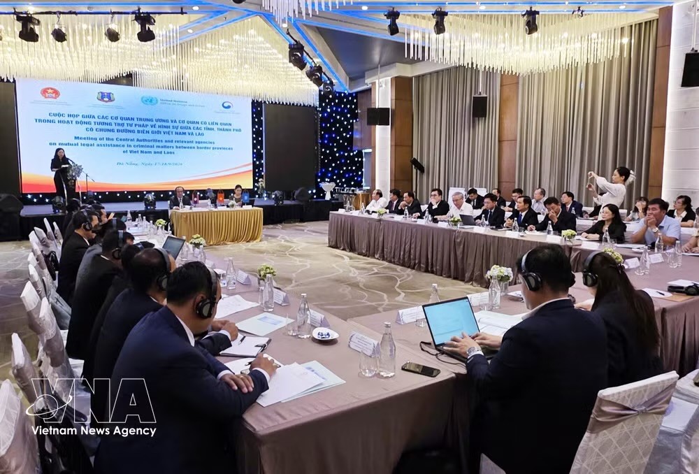 会议现场。图自越通社