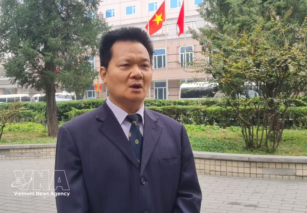 中国社会科学院国际法研究所副研究员王翰灵。图自越通社