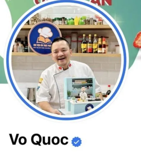 Facebook Vo Quoc có tích xanh chính chủ. Ảnh chụp từ màn hình