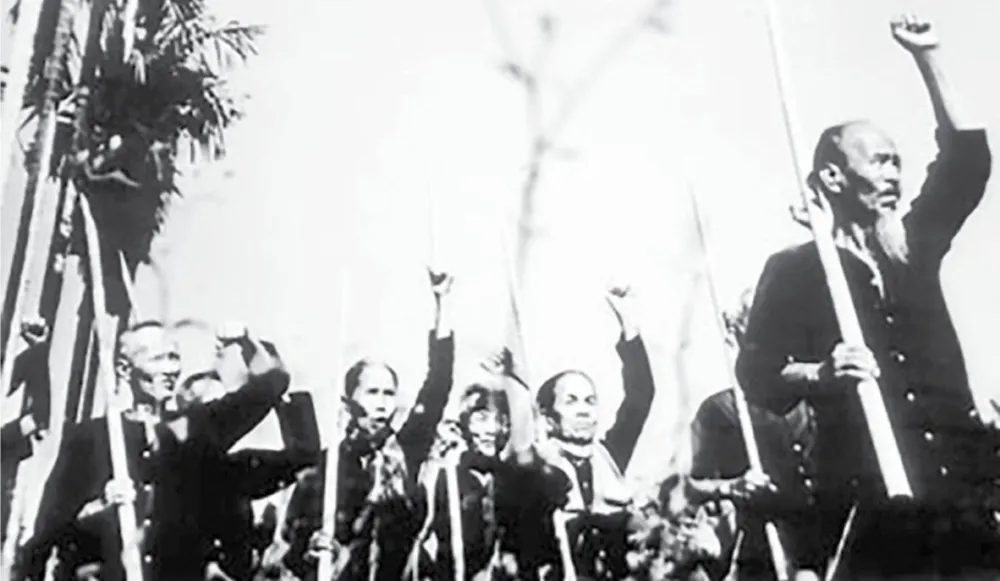 Ngày 23-9-1945, thực dân Pháp quay lại xâm lược nước ta một lần nữa, nhân dân Nam bộ đã nhất tề nổi dậy kháng chiến chống Pháp. Ảnh: Tư liệu