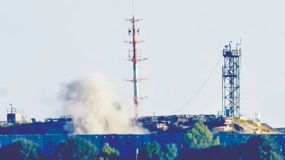 Nơi đóng quân của Israel ở miền Nam Lebanon bị các tay súng Hezbollah tấn công