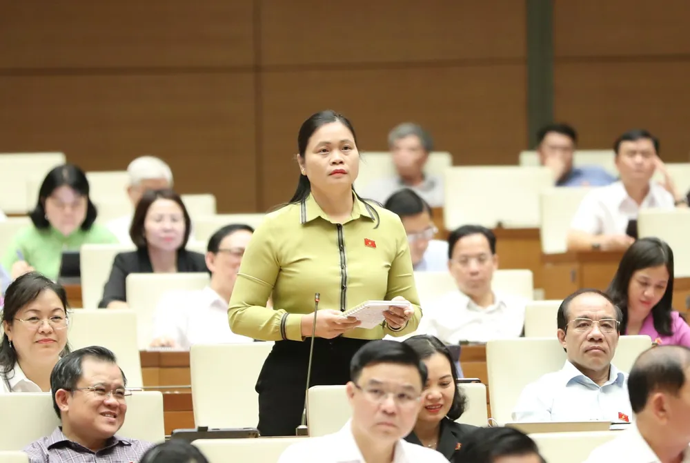 Đại biểu Ma Thị Thúy. Ảnh: QUANG PHÚC