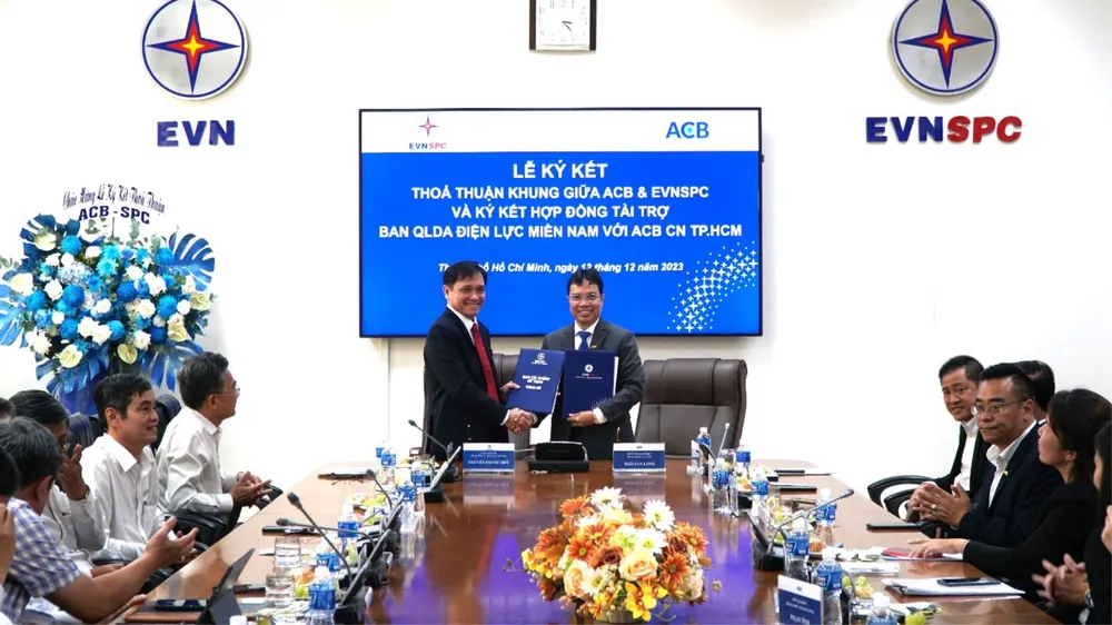 EVNSPC và Ngân hàng ACB ký kết Thỏa thuận khung