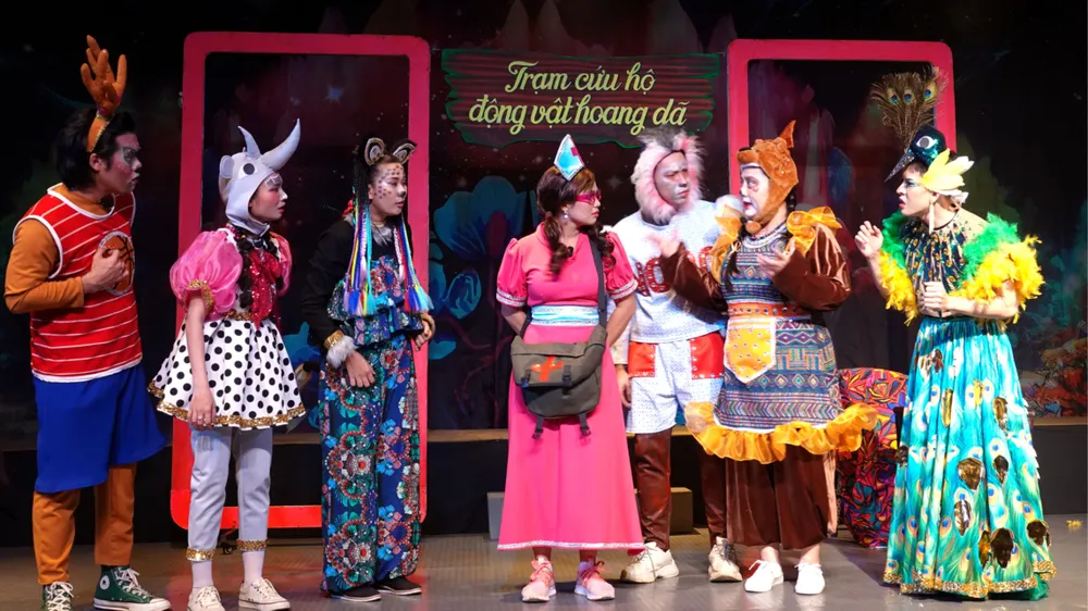 Các loài động vật quý hiếm luôn tạo nên bầu không khí náo nhiệt, vui nhộn tại Trạm cứu hộ động vật hoang dã. Ảnh: THÚY BÌNH