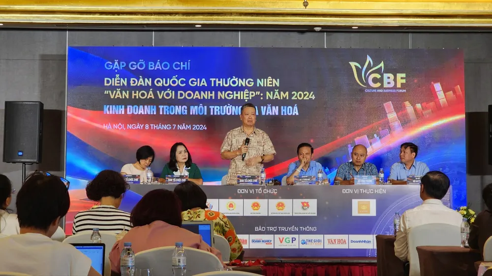 Buổi gặp gỡ báo chí chia sẻ về Diễn đàn quốc gia "Văn hóa với Doanh nghiệp" lần thứ 4