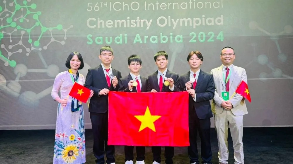 Đội tuyển quốc gia Việt Nam tham dự Olymipc Hoá học quốc tế 2024.jpg
