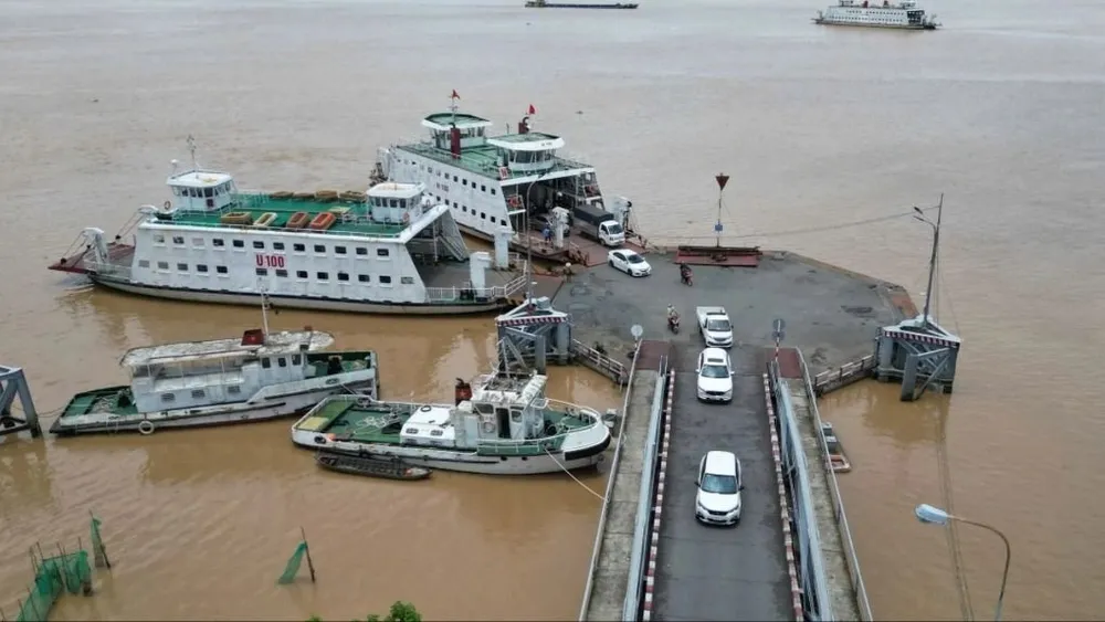 Xây dựng cầu Đình Khao nhằm khắc phục tình trạng ùn tắc giao thông tại tuyến phà Đình Khao.jpg