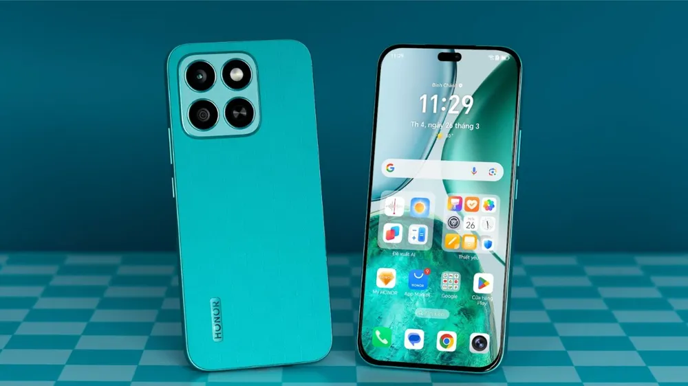 HONOR X8c phiên bản màu xanh marrs green